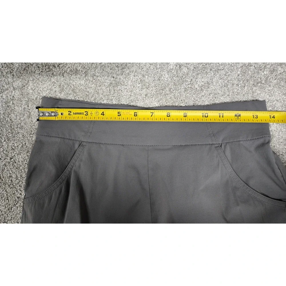 Columbia Pull On Hiking Active Shorts  Elastic Waist Pocket Gray Women's Size S
